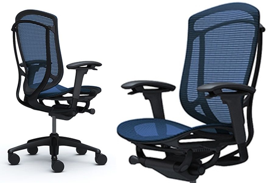 Židle Okamura Contessa Seconda Tmavě modrá Černý rám