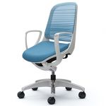Židle OKAMURA LUCE Bílý Plast | Aqua Blue, Lime Green, Mango Yellow, White, Black, Medium Blue, Beige, Dark Brown, Red