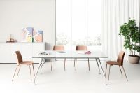 White Glass Top Meeting Table