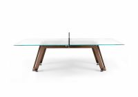 Meeting PING PONG Table WOOD with glass top